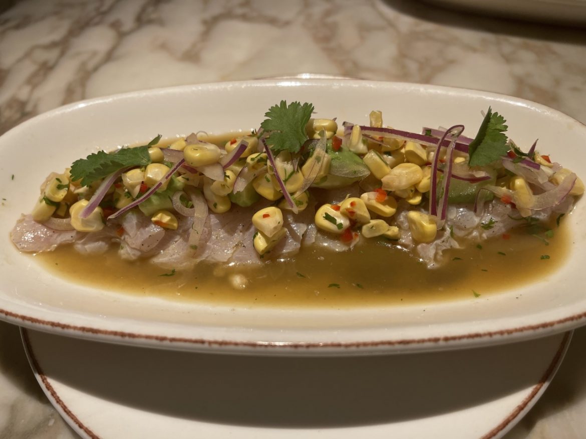 Seabass ceviche