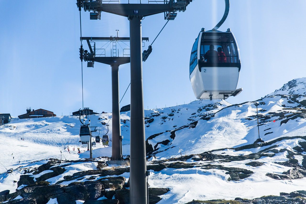 Skiing in the Sierra Nevada