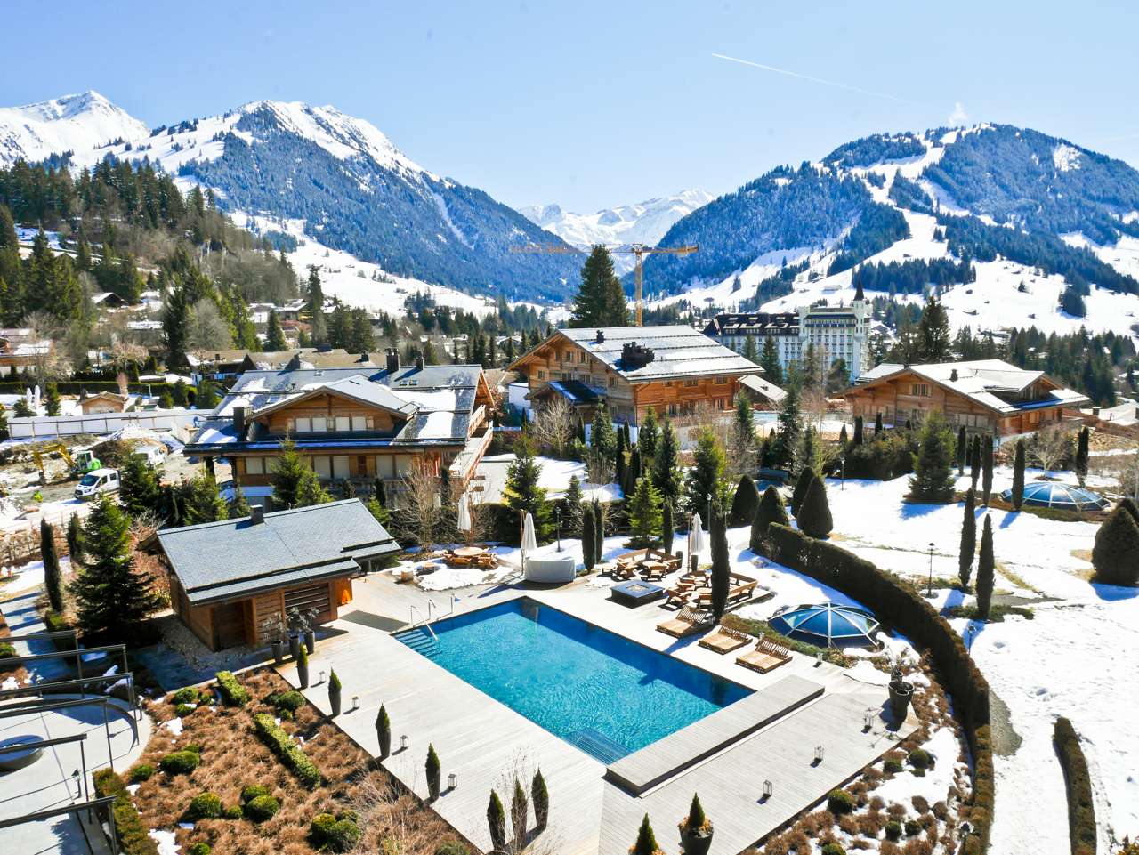 Alpina Gstaad - Balcony View