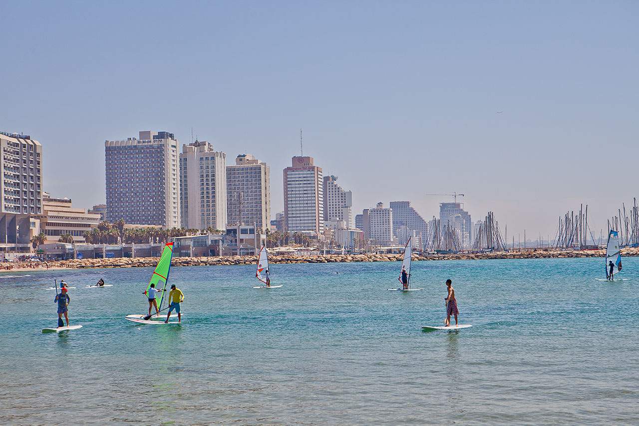 Israel - Tel Aviv Jaffa - sea skyscrapers